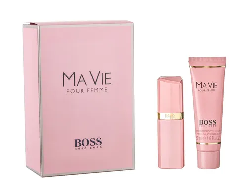 Hugo Boss BOSS Ma Vie Pour Femme Geschenkset - Parfum Set Damen mit 30 ml Eau de Parfum und 50 ml Body Lotion, ideal für besondere Anlässe und liebevolle Geschenke.