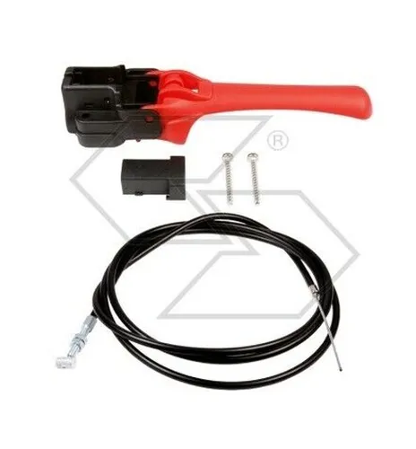 Motorstop-Oberhebel Neuer Typ Links für Dieselmotor - Zubehör für Gartenmaschinen: Dieser Motorstop-Oberhebel ermöglicht eine einfache und zuverlässige Motorabschaltung. Mit 1800 mm Kabellänge und stabiler Montage für effizienten Einsatz.