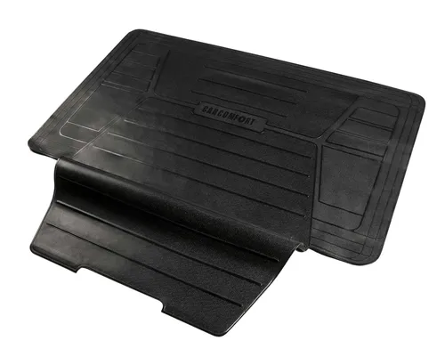 CarComfort Auto-Fußmatten Kofferraummatte Bootguard - Strapazierfähige Kofferraummatte mit anpassbaren Schnittkonturen und Ladekantenschutz. Rutschhemmende Oberfläche und Anti-Rutsch-Spikes sorgen für sicheren Halt und optimalen Schutz im Kofferraum.