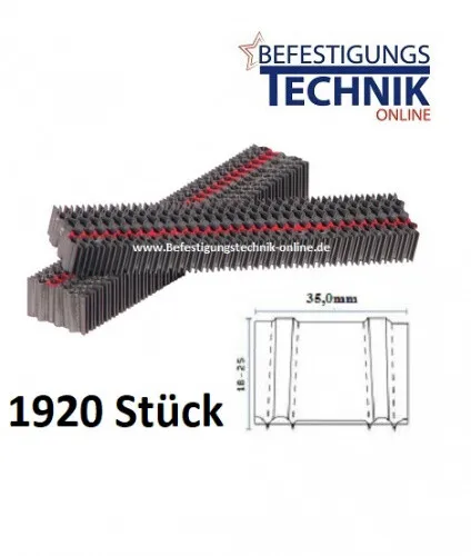 Prebena WN25BK Wellennaegel blank - Hochwertige Wellennägel für Holzrahmenbau, 25 mm lang und ideal für Eckverbindungen. Verpackungseinheit mit 1920 Stück - perfekt für effizientes Arbeiten mit Druckluftnaglern.