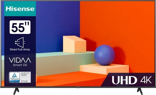 Hisense 55A6K - 55 Zoll Smart TV, 4K UHD für detailreiche und brillante Bilder