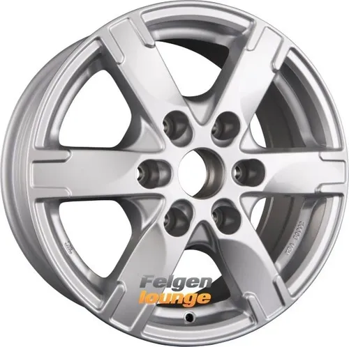 Alutec Titan Alufelge 8x18" ET38 - Hochwertige 6-Speichen Alufelge in diamant-schwarz frontpoliert, ideal für sportliche Fahrzeuge. Maximale Traglast von 1100 kg, perfekt für stilvolle Auftritte.