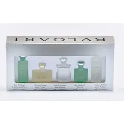 BVLGARI Geschenkset Parfum Miniatur SET 5x 5ml - Entdecken Sie das exklusive Miniatur-Set mit 5 verschiedenen Bvlgari Düften. Ideal für Sammler und als Geschenk, bietet es eine elegante Auswahl für jeden Anlass.
