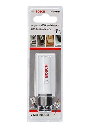 Bosch Professional Lochsäge Progressor for Wood & Metal (Holz und Metall, Ø 19 mm, Zubehör Bohrmaschine)