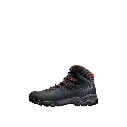 Mammut Mercury IV Mid GTX Men - Black-Hot Red, individuelle Passform mit Memo Foam und robuste Vibram Outsole
