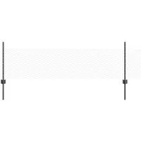 vidaXL Gartenzaun Set Packung mit 2 Grau Metall Groß Erweiterbar - Gartenzäune aus robustem Metall, ideal für Sicherheit und Stil in deinem Garten. Verstellbar und wetterfest, einfach zu montieren – perfekt für Haustiere und Kinder!