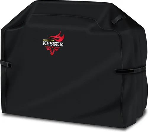 KESSER® Premium BBQ Grillabdeckung - Wetterfeste Schutzhülle für Gasgrills - Grillabdeckungen aus 600D Oxford-Gewebe, UV-beständig und atmungsaktiv, schützt vor Regen und Frost, ideal für verschiedene Grilltypen.