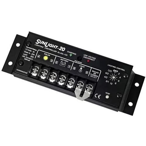 Morningstar SunLight SL-10L 12V Laderegler PWM 12 V 10 A