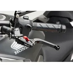 PROTECH Hebel Kupplungshebel Race 6061-T6-Aluminium schwarz eloxiert - Der PROTECH Kupplungshebel Race überzeugt mit einem sportlichen Design und vielfältigen Verstellmöglichkeiten. Aus leichtem 6061-T6-Aluminium gefertigt, ist er stabil und klappbar, ideal für den täglichen Einsatz.