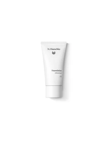 Dr. Hauschka Foundation 03 Chestnut - 30 ml - Zertifizierte Naturkosmetik Foundation mit leichter bis mittlerer Deckkraft, schützt die Haut durch Mineralpigmente und Heilpflanzenextrakte, ideal für ein strahlendes, ebenmäßiges Hautbild.