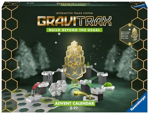 Ravensburger GraviTrax Adventskalender - Konstruktionsspielzeug für Kinder ab 8 Jahren, mit täglichen Überraschungen für endlosen Spielspaß und kreative Weihnachtsideen