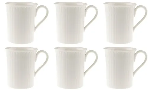Villeroy & Boch Tasse Cellini - Elegante Porzellan Tasse - Tassen aus hochwertigem Porzellan, spülmaschinenfest und mikrowellensicher. Die filigranen Relief-Verzierungen der Cellini Kollektion bringen klassische Eleganz auf Ihre Tafel.