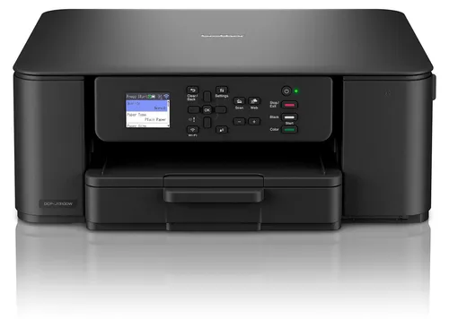 Brother DCP-J1310DW Multifunktionsdrucker - Der kompakte Brother DCP-J1310DW vereint Drucken, Scannen und Kopieren in einem Gerät. Ideal für Zuhause und kleine Büros, überzeugt er durch hohe Druckqualität und mühelose WLAN-Konnektivität.