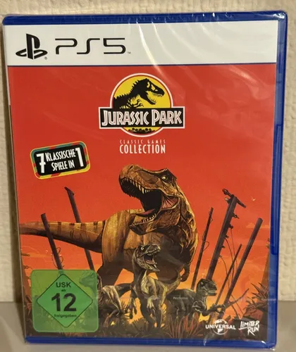 Jurassic Park Classic Games Collection - PS5 - Spiele für PlayStation 5: Erlebe die Rückkehr der legendären 8- und 16-Bit Jurassic Park Spiele zum 30-jährigen Jubiläum des Films und erkunde Isla Nublar mit Dr. Alan Grant oder als Velociraptor!