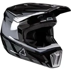 Leatt 2.5 V26 Motocrosshelm - Schwarz/Grau - XS - Der Leatt 2.5 Helm bietet optimalen Schutz für neue Motorradfahrer und Wiedereinsteiger. Mit fortschrittlicher 360° Turbine Technology und geprüfter Sicherheit ist er der ideale Begleiter für jede Fahrt.