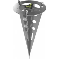 BS BAES323 Bodenanker für Energiesäule ES323 und Ladesäule ES323-EM, Ø 210 (Plattform) x 543 mm