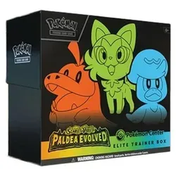 Pokémon TCG: Scarlet & Violet-Paldea Evolved Elite Trainer Box - EN - Deckkartenspiele, enthält alles für den perfekten Einstieg ins Pokémon TCG mit exklusiven Spielmaterialien und Booster-Packs.