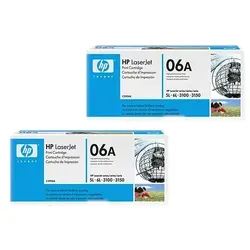2x Original HP Toner 06A C3906A für LaserJet 5L 6L 3100 3150 - neu umverpackt