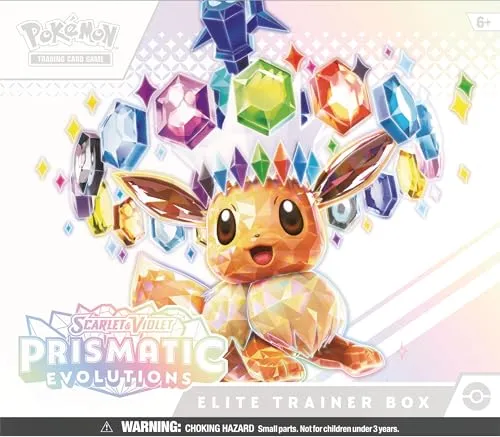 Pokemon Prismatische Entwicklungen Top-Trainer-Box SV 8.5 ENG - Vorbestellung - TCG OVP Displays, enthält exklusive Karten und Spielmaterial für Pokémon TCG-Fans, ideal für Sammler und Spieler.