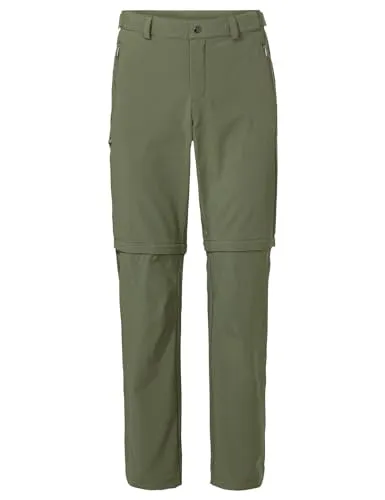 VAUDE Herren Mens Farley Stretch T-Zip Pants III - Wanderhosen aus elastischem Material, weitenregulierbarem Bund und praktischen Taschen für optimalen Komfort bei Outdoor-Aktivitäten.