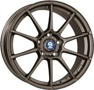 Sparco Assetto Gara Alufelgen 7x17" ET42 - Felgen in elegantem matt bronze, ideal für sportliche Fahrzeuge. Maximale Traglast von 570 kg und ein modernes Vielspeichendesign.