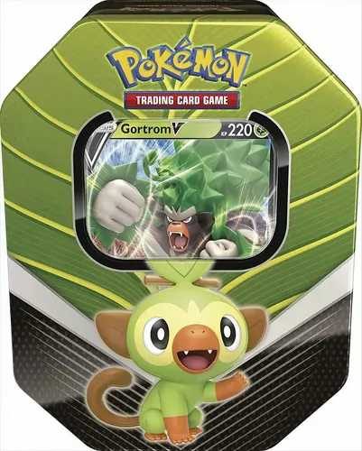 Pokemon Galar Tin Box Gortrom V - Neu & OVP - TCG OVP Packs, hochwertige Tin Box mit Gortrom V, ideal für Sammler und Spieler, inklusive Booster für spannende Spielmomente.