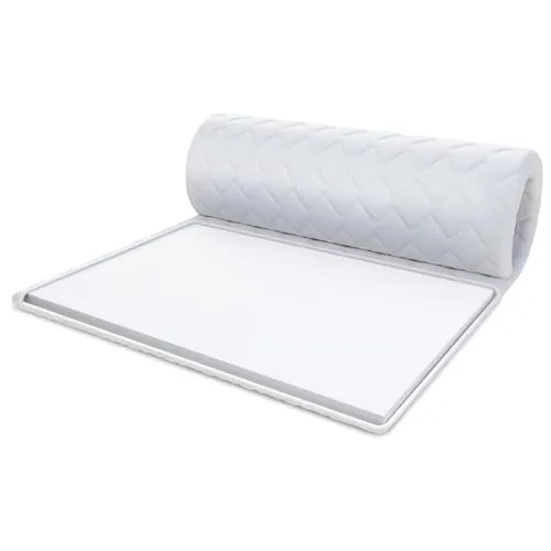 FDM Matratzentopper KALTSCHAUM 200x200 cm - Matratzenauflagen mit Härtegrad H4 und 5 cm Höhe, bietet optimale Unterstützung und ist allergikergeeignet. Der atmungsaktive Bezug sorgt für ein angenehmes Schlafklima und verlängert die Lebensdauer Ihrer Matratze.
