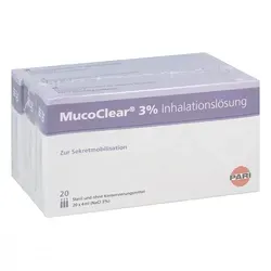 Mucoclear 3% NaCl 60X4 ml - rezeptfreie Inhalationslösung von Pari GmbH, ideal zur Linderung von Atemwegserkrankungen
