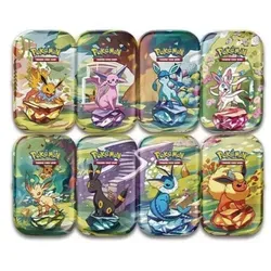 POKEMON JUEGO DE CARTAS Sammelkarte Pokemon Mini Tin Box: Scarlet & Violet Prismatic Evolutions (EN) bunt