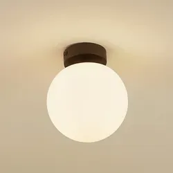 Lucande Deckenleuchten Bidolo - Stilvolle Metallleuchte in Schwarz - Lampen für Badezimmer und Wohnräume, IP44 Schutzart, dimmbar für individuelle Lichtstimmung und modernes Design.
