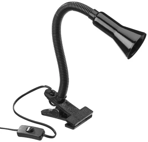 Trio Leuchten Klemmleuchte Flexo 5028010-02, flexibel und praktisch - Moderne Klemmleuchte in Schwarz mit flexiblem Schwanenhals für individuelle Ausrichtung. Ideal für den Einsatz am Schreibtisch oder Nachttisch. Leuchtmittel E14 nicht enthalten.