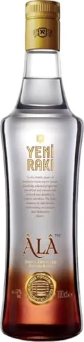 Yeni Rakı Âlâ - Rosinen-Raki, 0,7l, 47% Vol. - Likör aus Rosinen, dreifach destilliert und in Eichenfässern gereift für ein einzigartiges Geschmackserlebnis, ideal für puren Genuss oder mit Wasser.