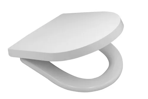 Ridder WC-Sitz Cleveland weiß - Toilettendeckel mit Soft-Close-Mechanismus für sanftes Schließen, hygienische Reinigung dank Click’n’Clean und einfache Montage mit Top-Fixing – ideal für jedes WC.