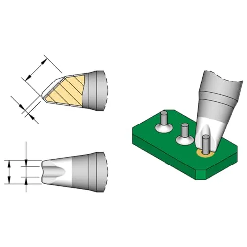 JBC Lötspitze C245785, Ø 3,0 mm - Lötgeräte mit optimaler Kompatibilität zu JBC T245 Handstücken für exzellente Leistung. Ideal für Standard-Lötarbeiten und anspruchsvolle Anwendungen mit langer Haltbarkeit und energieeffizientem Design.