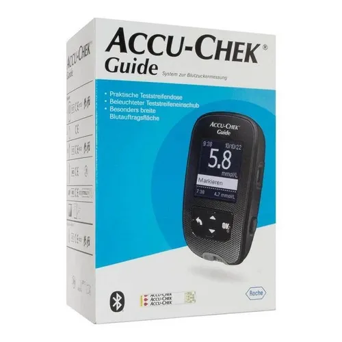 Accu-Chek Guide Set mmol/l - Blutzuckermessgerät, rezeptfrei und präzise für diabetische Selbstkontrolle