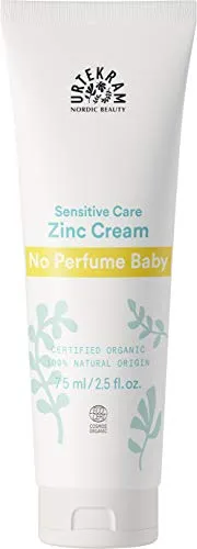 Urtekram No Perfume Baby Zinkcreme Bio, liebevolle Pflege, 75 ml