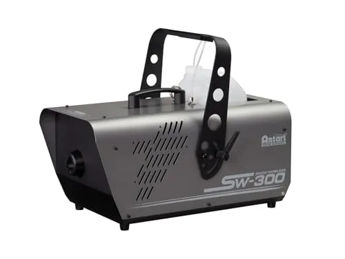 ANTARI SW-300 DMX Schneemaschine mit Funkfernbedienung - Effektmaschine für beeindruckende Schneeeffekte, kabellose Fernbedienung für einfache Steuerung und 5 L Flüssigkeitskapazität für lange Einsätze.