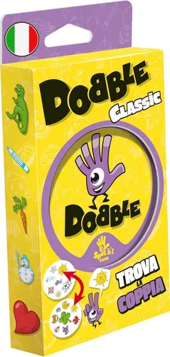 Dobble, D0BB04IT, Klassisches Kartenspiel (Italienische Version)
