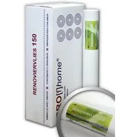 Profhome Renoviervlies 150 g - Überstreichbare Vliestapete - Hochwertige glatte Vliestapete in Weiß, ideal für Allergiker und mehrmals überstreichbar. Perfekt für alle Wohnräume.