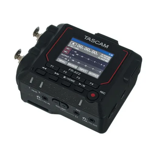 Tascam FR-AV2 B-Stock - B-Stock Mehrspurrekorder mit 2-Kanal-Audiorecorder und Bluetooth-Audiomonitoring; ideal für professionelle Postproduktion und Synchronisierung mit Videokameras.