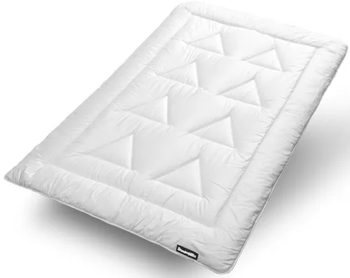Dunlopillo Baumwollbettdecke Life 155x220 cm - Winterdecken, ideal für Allergiker, mit 100% Baumwollbezug und Aqua-Clean-Gewebe für einfache Pflege bei 60°C Maschinenwäsche.