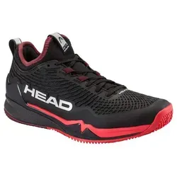 Head Tennisschuhe Endure Pro Clay/Sandplatz Herren Schwarz/Rot Größe 46 - Der ENDURE PRO CLAY Herren-Tennisschuh bietet perfekte Balance aus Geschwindigkeit und Stabilität. Ideal für ambitionierte Spieler, die auf Sandplätzen beste Leistung abrufen möchten.