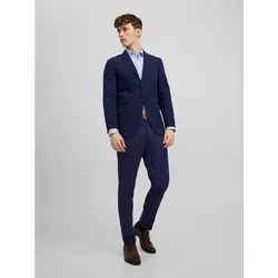 Jack & Jones Sakko - Blau - Größe 50 - Herren Sakko aus hochwertigem Polyester in eleganter blauer Farbe, ideal für formelle Anlässe und moderne Looks.