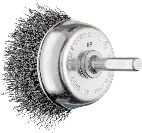 PFERD 43740162 - Topfbürste ungezopft TBU Ø50mm Schaft-Ø 6 mm Stahl-Draht-Ø 0,30