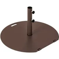 COSTWAY Sonnenschirmständer 23 kg mit Rollen - Sonnenschirmständer aus robuster Metallkonstruktion, bietet mit 23 kg hervorragende Stabilität auch bei Wind. Mit Rollen und Griff für einfache Mobilität im Garten oder auf der Terrasse.