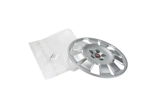 FIAT Radkappe 51894538 - Radzierblende für Fiat Doblo 152 263, stilvolle Kombination aus Rot und Silber, schützt Ihre Felgen und verleiht Ihrem Fahrzeug einen frischen Look.