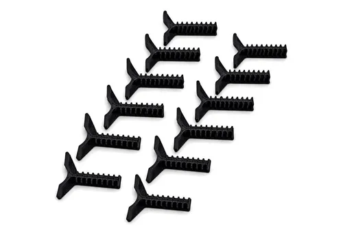 BURI Befestigungsanker 12 Clips für Corsica Flower Bridge Halterung - Praktische Befestigungsanker aus robustem Kunststoff für die Corsica Flower Bridge Halterung. Ideal für eine sichere Montage und langfristige Stabilität.