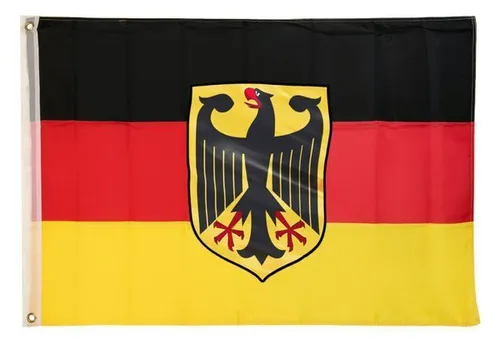Fahne Flagge Deutschland Adler 90X150 Ösen Wappen Deutsche Nationalflagge Brd