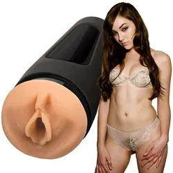 Doc Johnson Main Squeeze Sasha Grey Vagina Masturbator - Beige