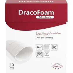 Dracofoam Zehenkappe groß - Schutz und Komfort für Ihre Zehen, ideal bei Druckstellen und Blasen
